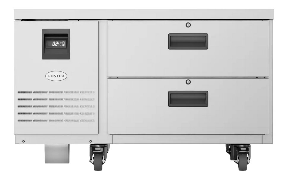 Foster LL2/1HDRW 2 Drawer Low Level Refrigerated Counter W1030 x H645mm
