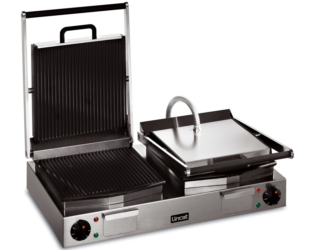 Lincat LPG2 Contact Panini Grill Ribbed Upper & Lower Plates W623mm