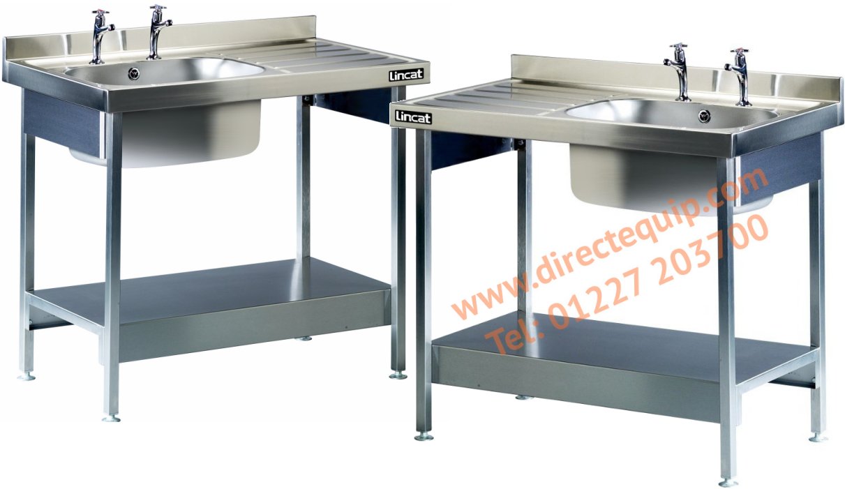 Lincat L881 Stainless Steel Single Bowl Sink Unit