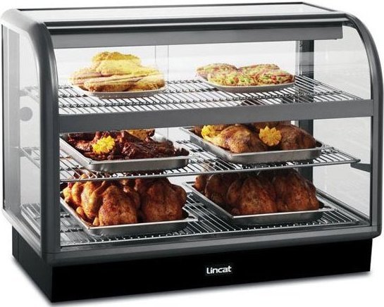 Lincat Heated Merchandiser Curved Front