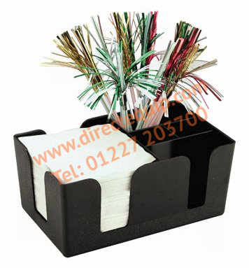 Polycarbonate Black Bar Caddy