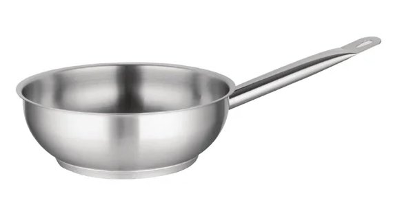 Vogue Stainless Steel Saut� Pan 24cm (M923)