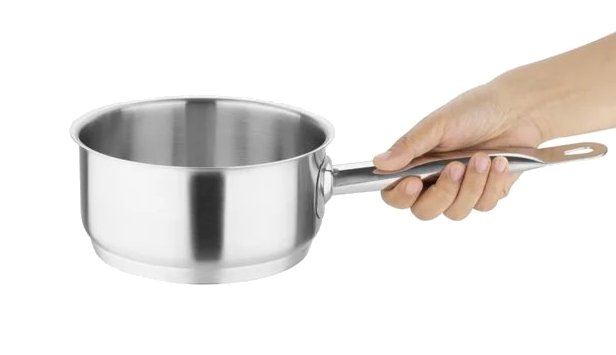 Vogue Stainless Steel Saucepan 160mm 1.5Ltr (M943)