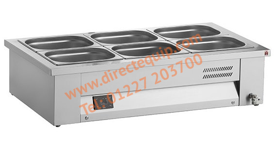 Inomak MAV610 Wet Well Bain Marie 3 x 1/1GN
