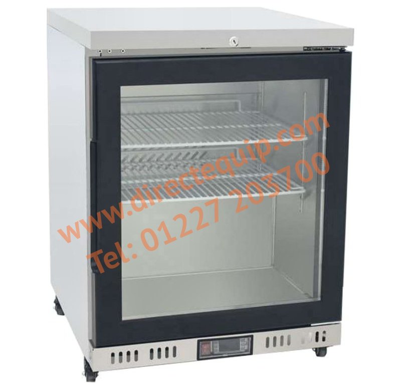 Atosa MBC24G Single Glass Door Under Counter Fridge W605 x H825mm
