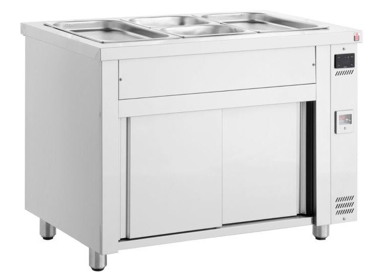 Inomak 3 x 1/1 Bain Marie with Ambient Base MDV711