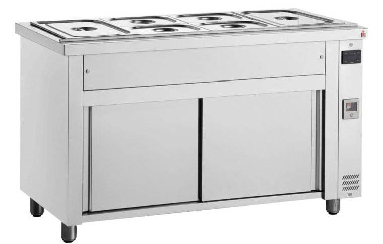 Inomak 4 x 1/1 Bain Marie with Ambient Base MDV714