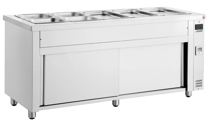 Inomak 5 x 1/1 Bain Marie with Ambient Base MDV718