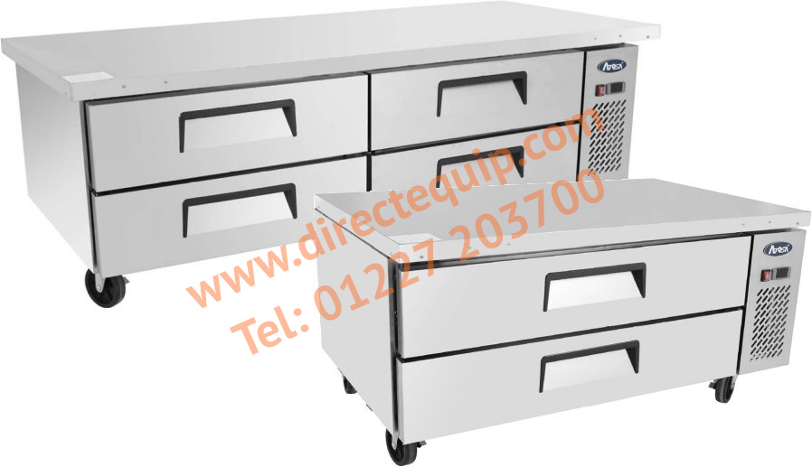 Atosa Under Broiler Refrigerated Counter in 3 Sizes MGF-GR