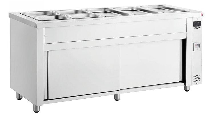 Inomak 5 x 1/1 Bain Marie Hot Cupboard MHV718