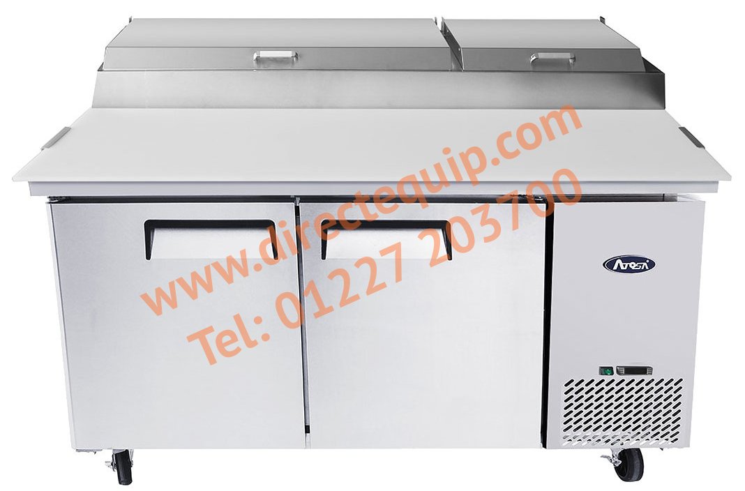 Atosa Refrigerated Prep Counter 2 or 3 Door MPF8202GR & MPF8203GR