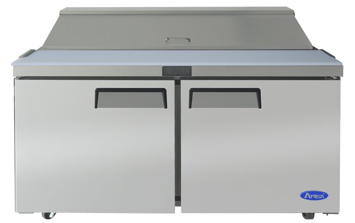 Atosa MSF8303GR 2 Door Refrigerated Salad Prep Counter W1530mm