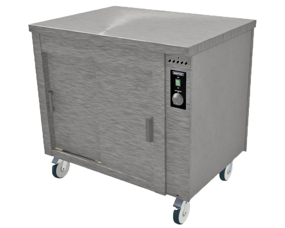 Moffat HC2 Mobile Hot Cupboard W947mm Cap: 95 Plates, 25 Plated Meals