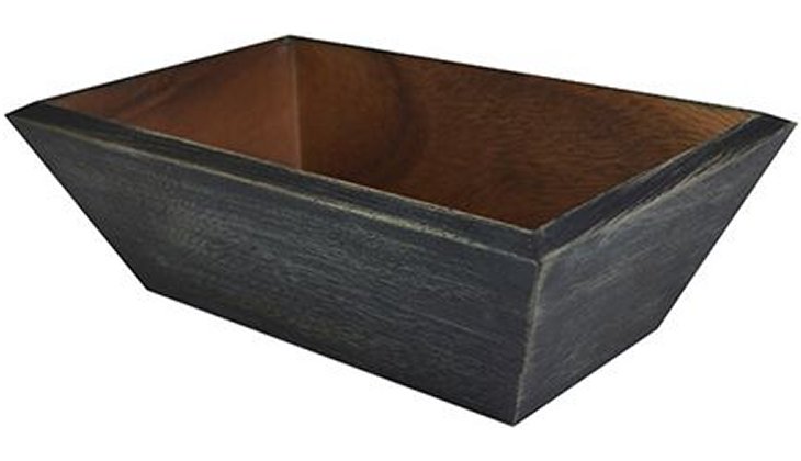 Acacia Wood Bread Box