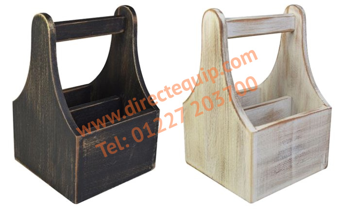 Acacia Wood Table Caddy