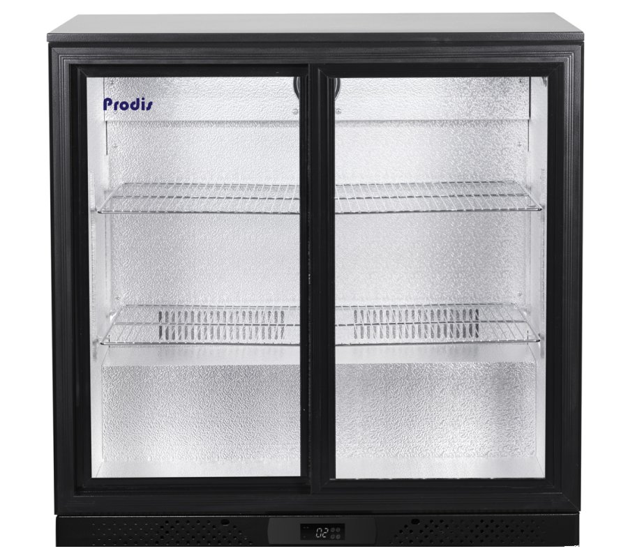 Prodis NT2BS-LE Low Energy Double Sliding Door Bottle Cooler