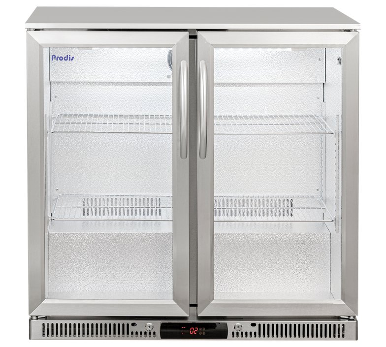Prodis NT2ST-LE Low Energy 2 Door Bottle Cooler