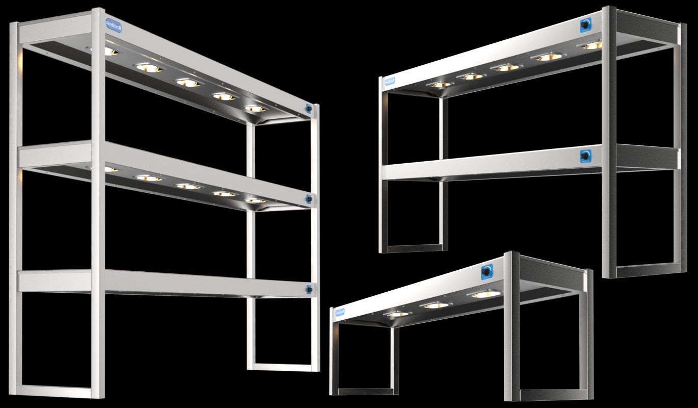 NordStar Heated Gantries with Dimmers