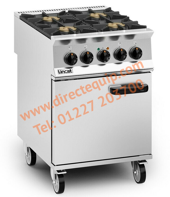 Lincat OD8006 4 Burner Dual Fuel Range W600mm