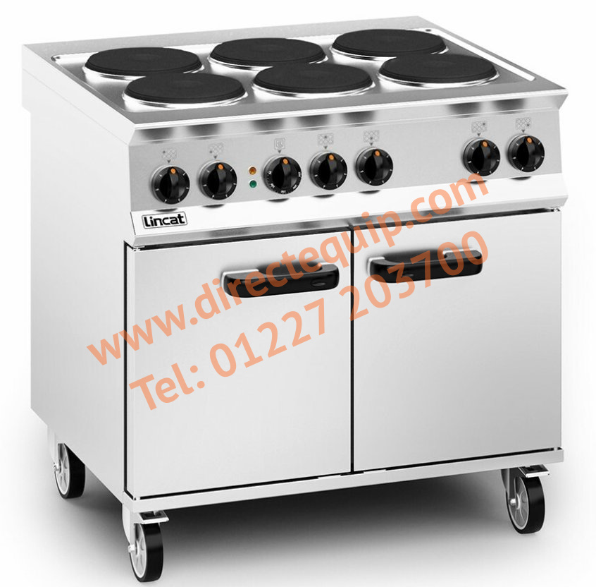 Lincat OE8016 6 Round Plate Electric Range W900mm