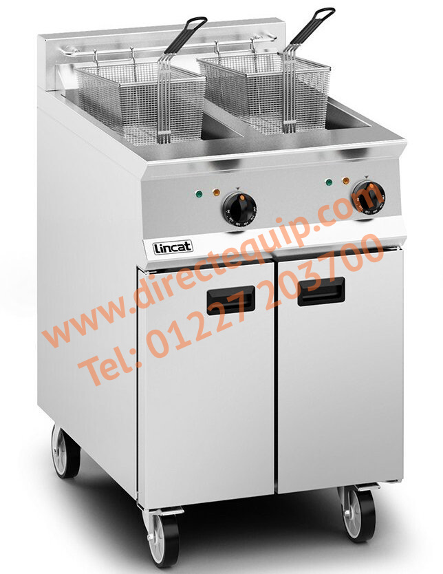 Lincat OE8113 Twin Tank Fryer + Filtration 2 x 17Ltr