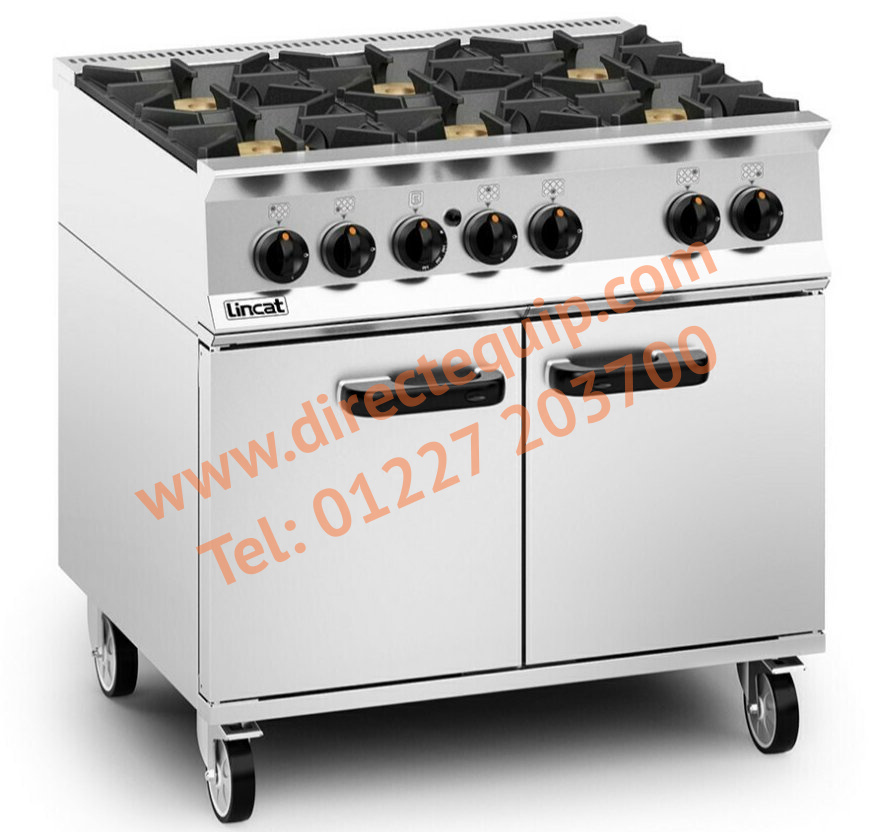 Lincat OG8002 6 Burner Gas Range W900mm