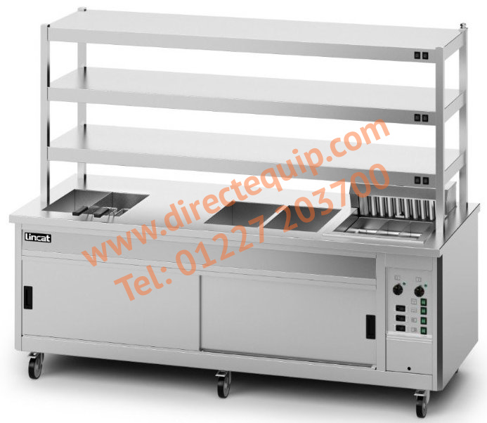 Lincat P10SP6PT Hot Cupboard + Heated Gantry W2273mm