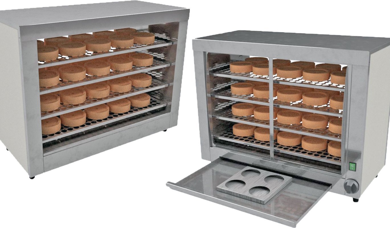 Moffat PC1 Pie Cabinet with Rear Sliding Doors (40 Pies)