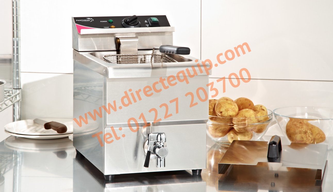 Pantheon PFT81 Single Tank Table Electric Top Fryer 8Ltr 3kW
