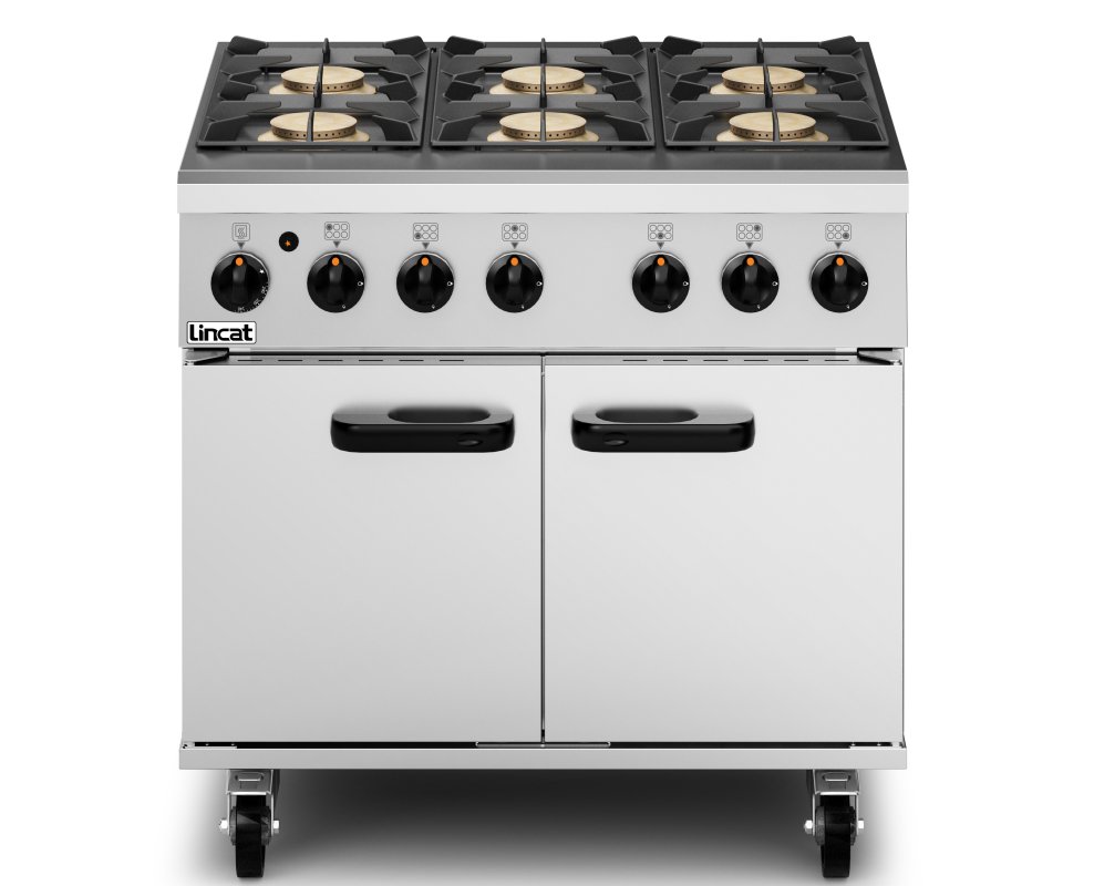 Lincat PHGR01 Phoenix Natural Gas 6 Burner Oven Range