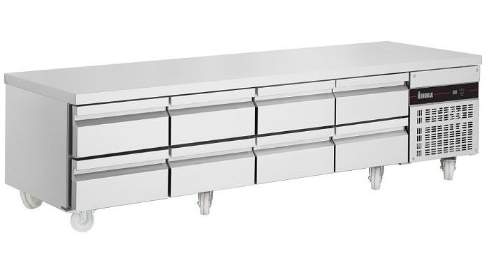 Inomak 8 Drawer Refrigerated Snack Counter PWN3333-HC