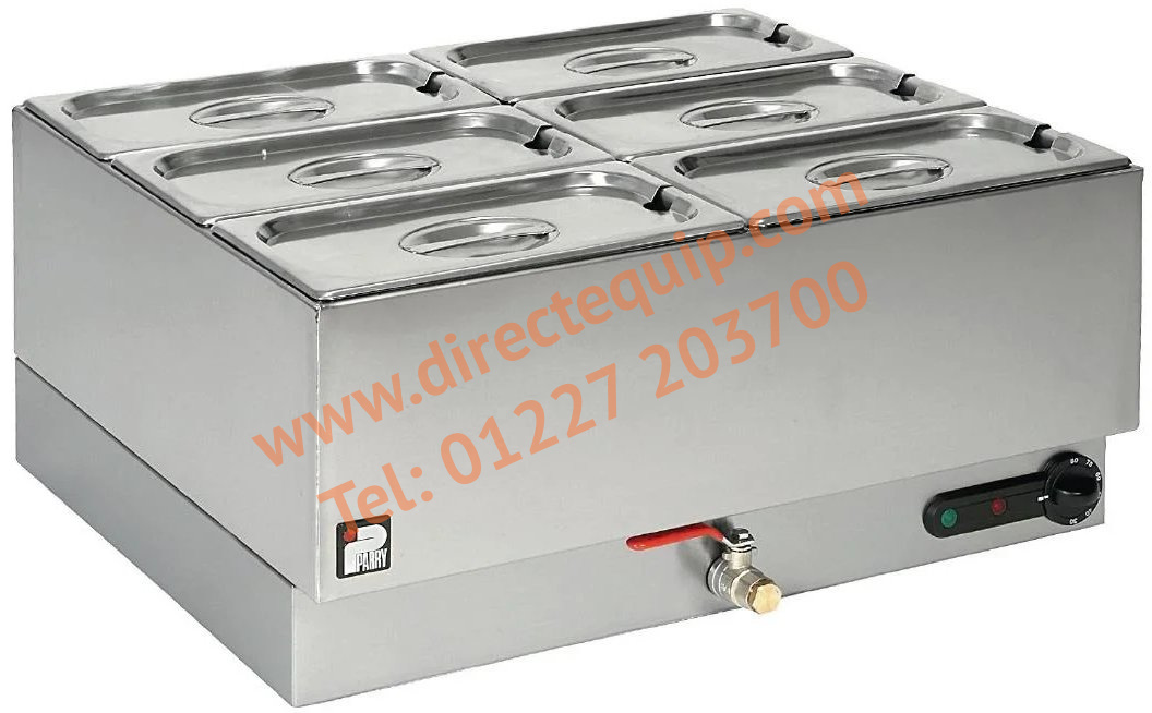 Parry Wet Well Bain Marie With 6 x 1/3 GN 1985
