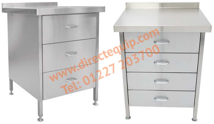 Parry Stainless Steel Drawer Units