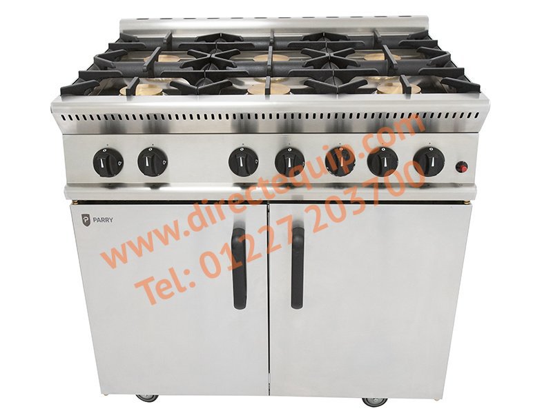 Parry GB6 6 Burner Gas Oven W900mm