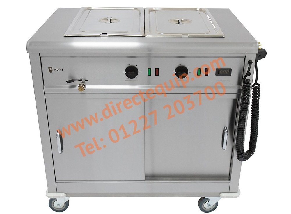Parry MSB Mobile Bain Marie Servery in 4 Widths