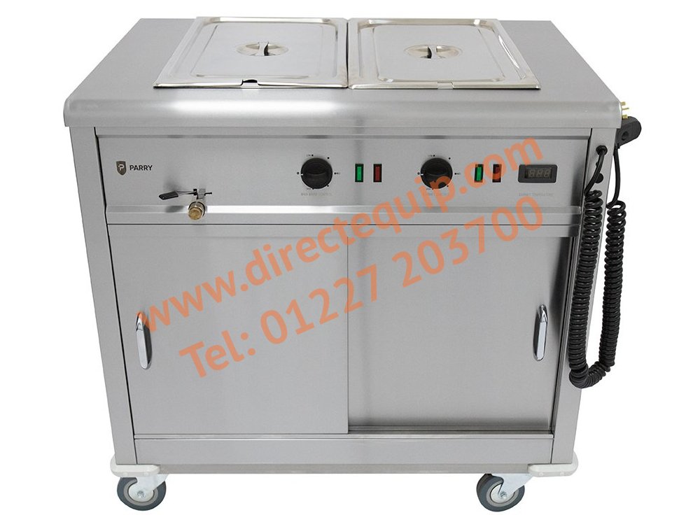 Parry MSB9 Mobile Bain Marie Servery W900mm Cap: 54 Plated Meals