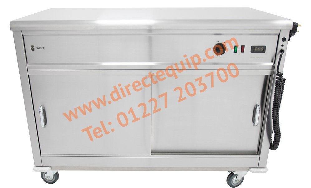 Parry MSF12 Mobile Flat Top Servery W1200mm Cap: 72 Plated Meals