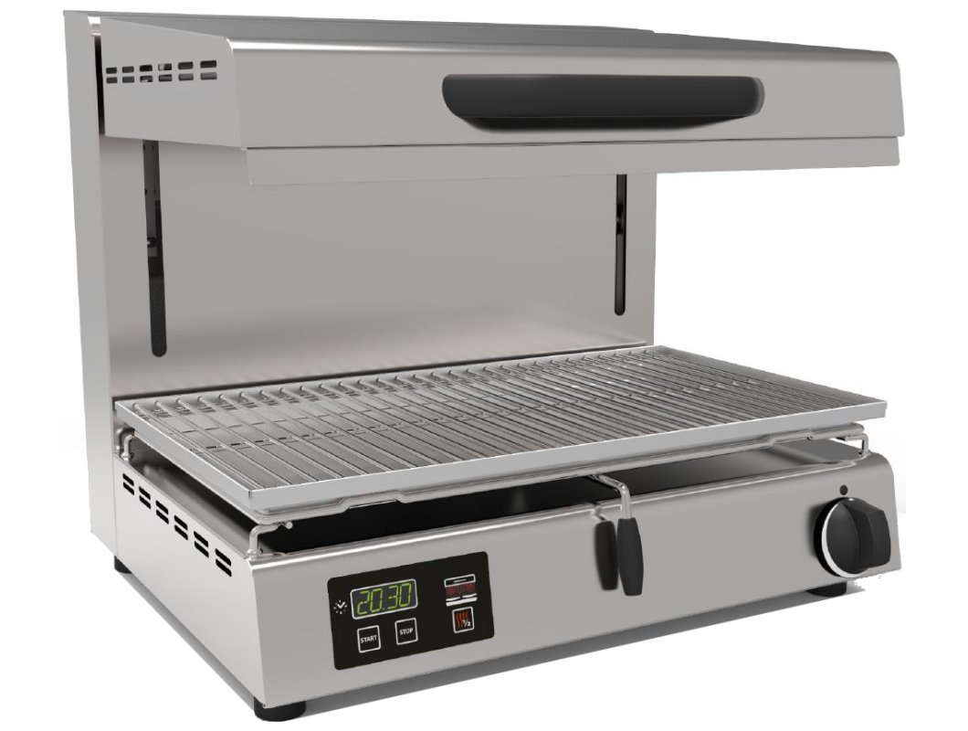 Blue Seal QSET60 4kW Rise & Fall Salamander Grill with Plate Detector W600mm