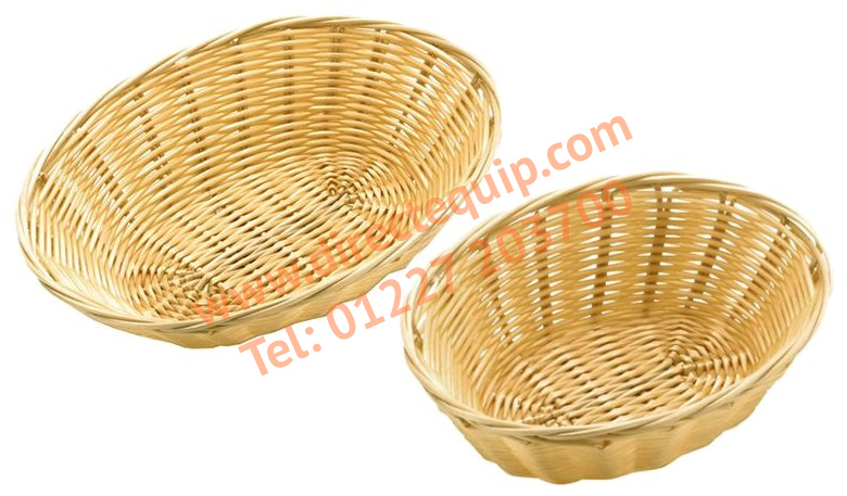Oval Polyrattan Baskets