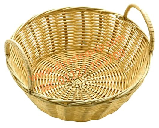 Polyrattan Basket with Handles