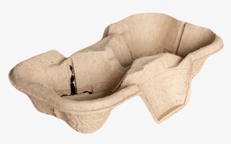 Moulded Pulp Fibre 2 Cup Carrier