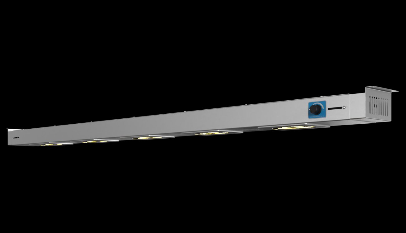 Width Adjustable Gantry Heat Lamp Unit 1600 to 1700mm