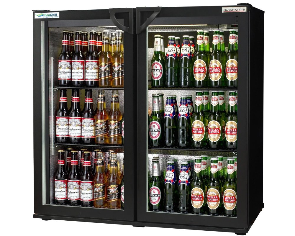 Autonumis RVC00001 Ecochill 2 Door Back Bar Cooler W910mm