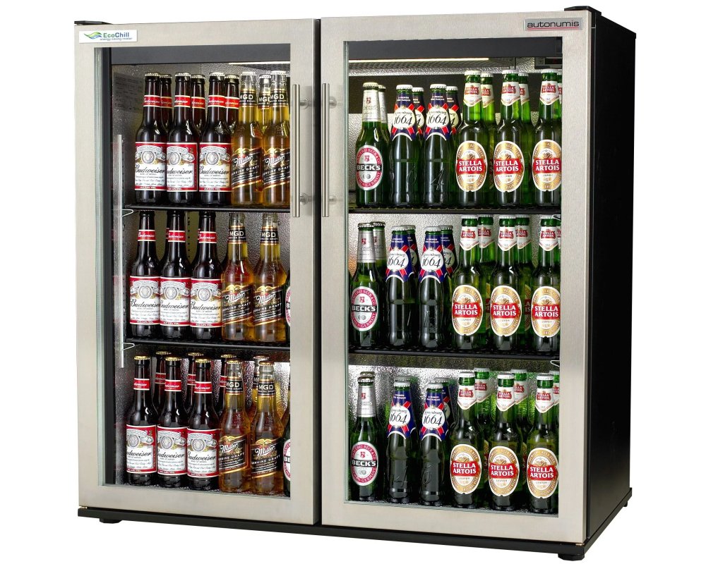 Autonumis RVC00003 Ecochill 2 Door Back Bar Cooler W910mm