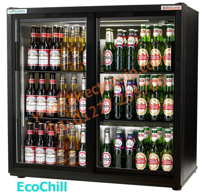 Autonumis Ecochill Back Bar Cooler Sliding Doors W910mm RVC10001