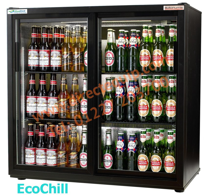 Autonumis RVC10001 Ecochill Back Bar Cooler Sliding Doors W910mm