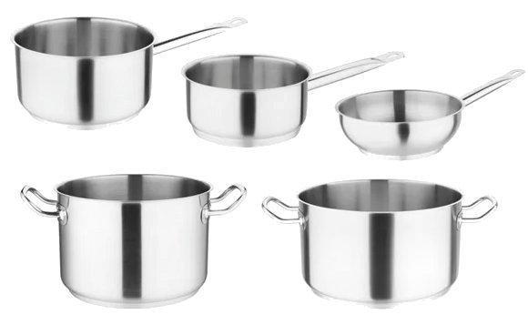 Vogue Stainless Steel Pan Set (S121)