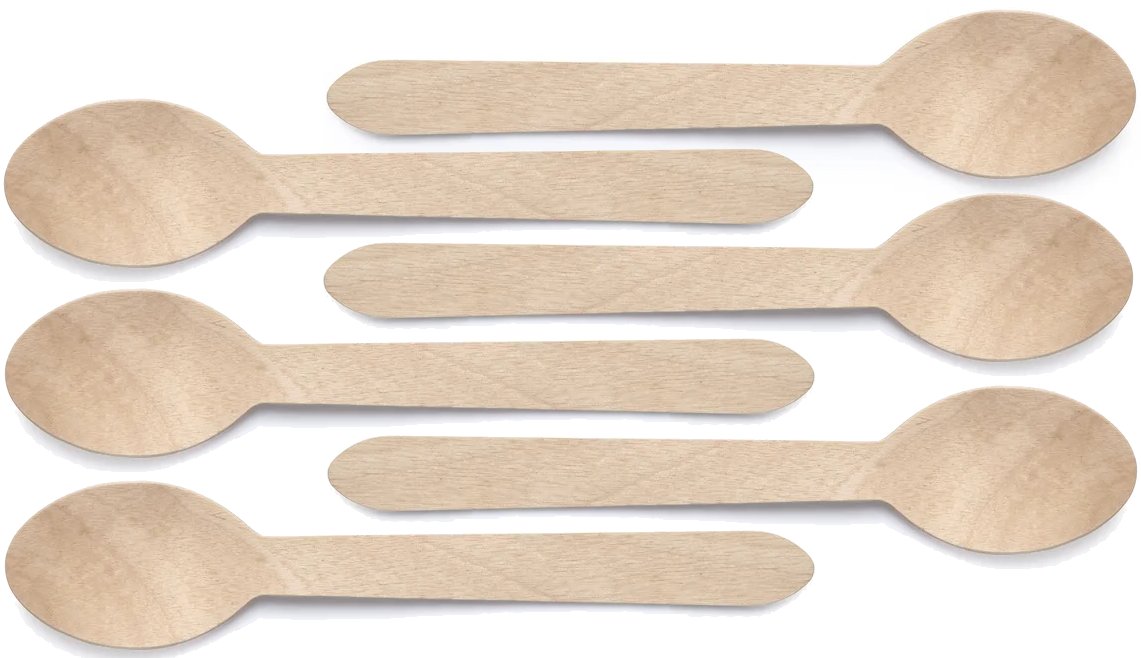 Birchwood Wooden Dessert Spoons Qty 1000