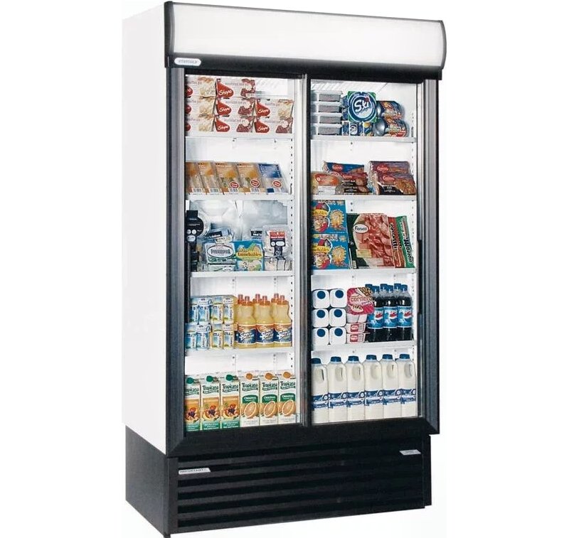 Tefcold Glass Door Merchandisers with Sliding Doors (SD1140)