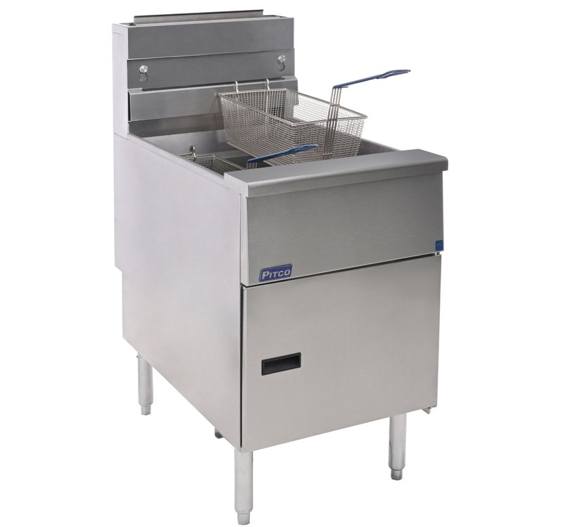 Pitco SG18S Single Tank Gas Fryer Solstice Series 41Ltr